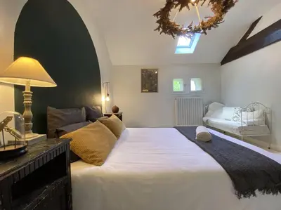 Un ou plusieurs lits dans un hébergement de l'établissement L'euphoria - Cœur historique Saumur - Château