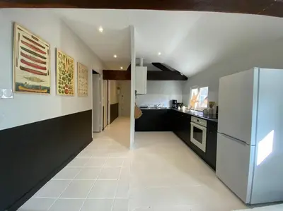 Cuisine ou kitchenette dans l'établissement L'euphoria - Cœur historique Saumur - Château
