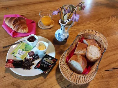 Nourriture dans le B&B/chambre d'hôtes ou à proximité