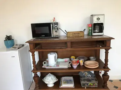 Cuisine ou kitchenette dans l'établissement LA FERME DE RUSSÉ