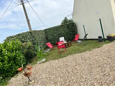 Jardin de l'établissement chez Stéphanie proche zoo de Beauval