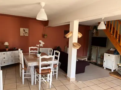 Coin salon dans l'établissement chez Stéphanie proche zoo de Beauval