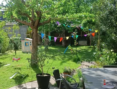 Jardin de l'établissement Chez Cléo
