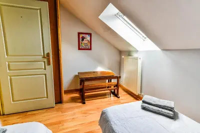 Un ou plusieurs lits dans un hébergement de l'établissement Appartement spacieux et lumineux - Centre - Bord Loire - Climatisation - Wifi - Tout Confort