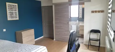 Un ou plusieurs lits dans un hébergement de l'établissement Chambre dans logement ⸱ Chez Ana