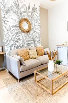 Coin salon dans l'établissement Le naturel - Superbe logement - Extérieur privatif - Centre ville
