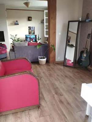 Coin salon dans l'établissement Maison Le Mans
