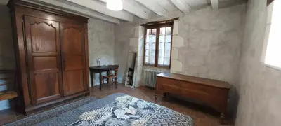 Un ou plusieurs lits dans un hébergement de l'établissement Gîte Galadriel - Charme et Nature