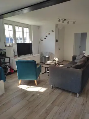 Télévision ou salle de divertissement dans l'établissement Chambre Ruaudin