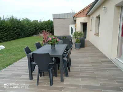 Jardin de l'établissement Chambre à louer proche circuit