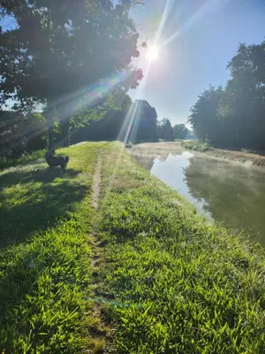 Paysage naturel près de la maison de vacances