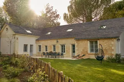 Jardin de l'établissement Domaine de la Commanderie de Ballan