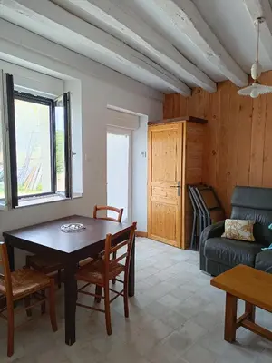 Cuisine ou kitchenette dans l'établissement Gîte de la Grand Maison le Noyer
