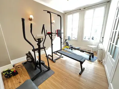 Salle ou équipements de sports de l'établissement Villa Maignan 15 couchages 24h Le Mans