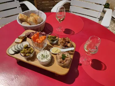 Nourriture dans la maison d'hôtes ou à proximité