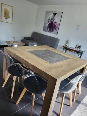 Coin salon dans l'établissement Maison Mimosa