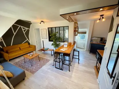 Coin salon dans l'établissement Rochecorbon - Bouchon de Loire
