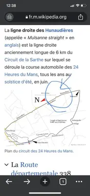 Plan de l'établissement Au pied du circuit des 24h, chez Céline