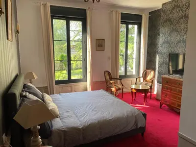 Un ou plusieurs lits dans un hébergement de l'établissement Le Castel de Bréhémont