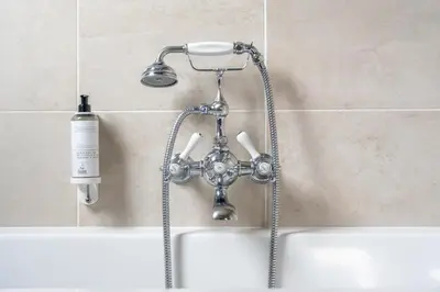 Salle de bains dans l'établissement La Dixmeresse
