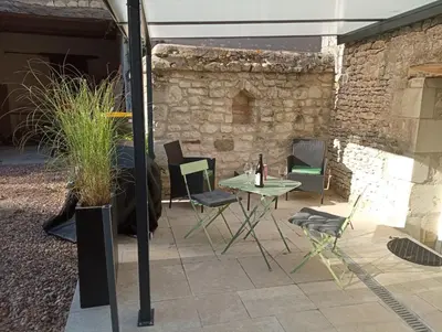 Terrasse ou espace extérieur de l'établissement L'instant Civray