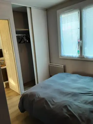 Un ou plusieurs lits dans un hébergement de l'établissement Maisonnette en hyper centre
