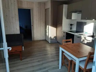 Cuisine ou kitchenette dans l'établissement Maisonnette en hyper centre