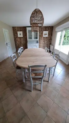 Cuisine ou kitchenette dans l'établissement Chambres d'hôtes Le Petit Gravier