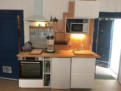 Cuisine ou kitchenette dans l'établissement Studio (T1) quartier Cathédrale