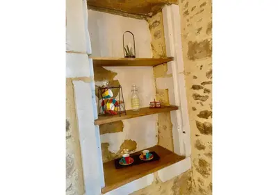 Cuisine ou kitchenette dans l'établissement Le cosy-chic, 2 min à pied cathédrale , Jacobins