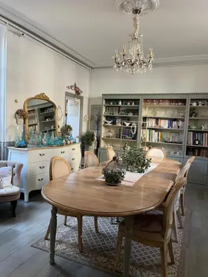 Bibliothèque dans le B&B/chambre d'hôtes