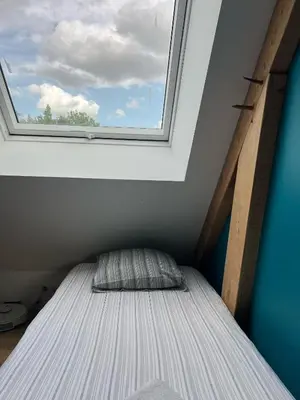 Un ou plusieurs lits dans un hébergement de l'établissement Villa - 14 beds - Snooker - Jacuzzi - loft cinema - 800m Bugatti - 24h du Mans