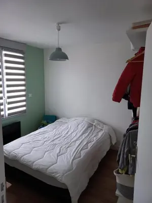 Un ou plusieurs lits dans un hébergement de l'établissement Magnifique maison à 5 mns du circuit des 24h à pieds