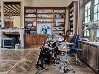 Bibliothèque dans le B&B/chambre d'hôtes