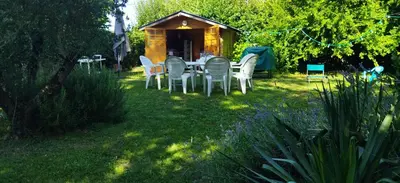 Jardin de l'établissement Maison de campagne entre Loire et vignes