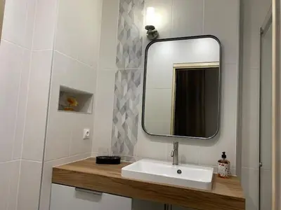 Salle de bains dans l'établissement Le Clos des Oliviers