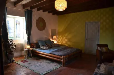 Un ou plusieurs lits dans un hébergement de l'établissement La Petite Ferme