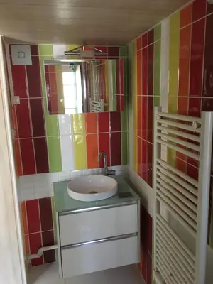 Salle de bains dans l'établissement le sequoia