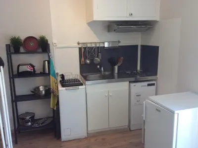 Cuisine ou kitchenette dans l'établissement le sequoia