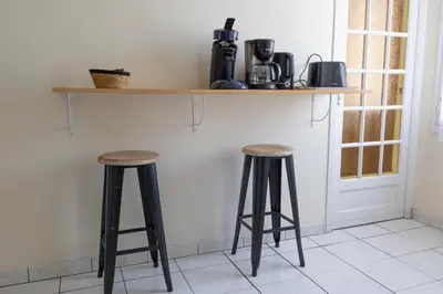 Plateau bouilloire dans l'établissement T4 - Charmant Appartement à Saint Aignan