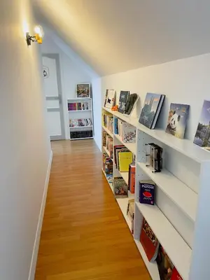 Bibliothèque dans le B&B/chambre d'hôtes