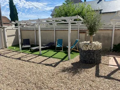 Jardin de l'établissement Maison typique Maillé