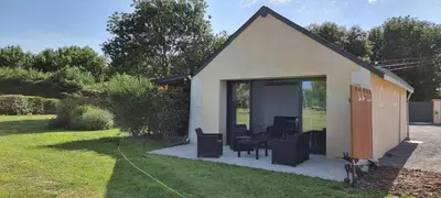 Jardin de l'établissement Gite Les Courbes