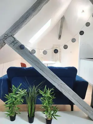 Coin salon dans l'établissement Da Vinci - Studio Charmant