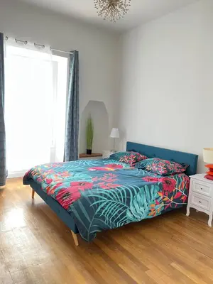 Un ou plusieurs lits dans un hébergement de l'établissement Appartements en hyper Centre de Vendôme