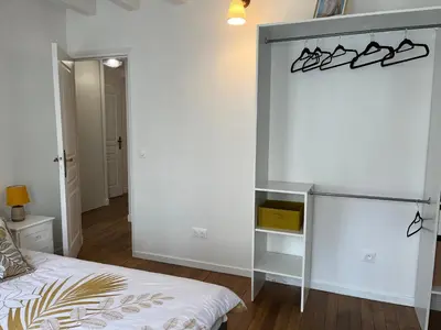 Un ou plusieurs lits dans un hébergement de l'établissement Appartements en hyper Centre de Vendôme