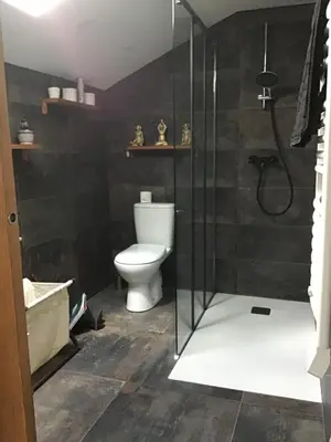 Salle de bains dans l'établissement Loft à Tours Nord