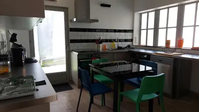 Cuisine ou kitchenette dans l'établissement Soleil Blaisois