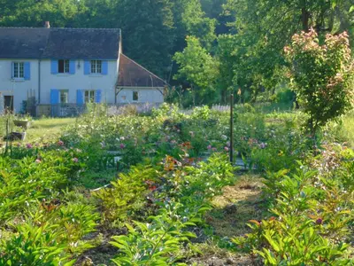 Jardin de l'établissement Fleurs de Brenne Gite