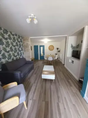 Coin salon dans l'établissement Le naturel d'Amboise